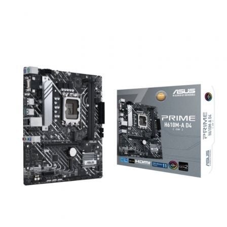 Placa Base Asus Prime H610M-A D4-CSM Socket 1700 DDR4 PCIe 4.0 Micro ATX
