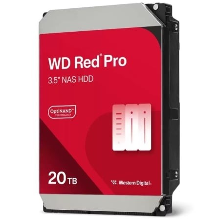 Disco Duro Western Digital WD Red Pro NAS 20TB 3.5" SATA III 512MB