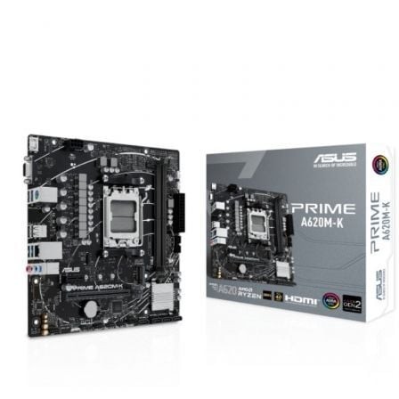 Placa Base Asus Prime A620M-K Socket AM5 DDR5 PCIe 4.0 Micro ATX