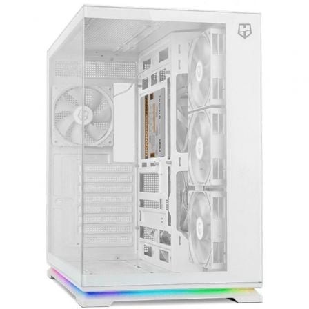 Caja Gaming Semitorre Nox Hummer Galaxy Blanca