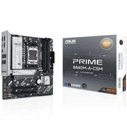 Placa Base Asus Prime B840M-A-CSM Socket AM5 DDR5 PCIe 4.0 Micro ATX