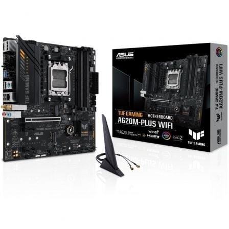 Placa Base Asus TUF GAMING A620M-PLUS WiFi Socket AM5 DDR5 PCIe 4.0 Micro ATX