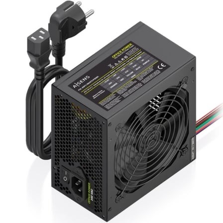 Fuente de Alimentación Aisens ASPC-500ATX-PSEBK 500W