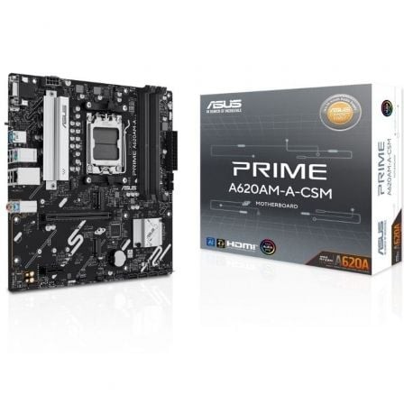 Placa Base Asus A620AM-A-CSM Socket AM5 DDR5 PCIe 4.0 Micro ATX