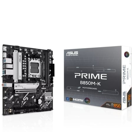 Placa Base Asus Prime B850M-K Socket AM5 DDR5 PCIe 5.0 Micro ATX