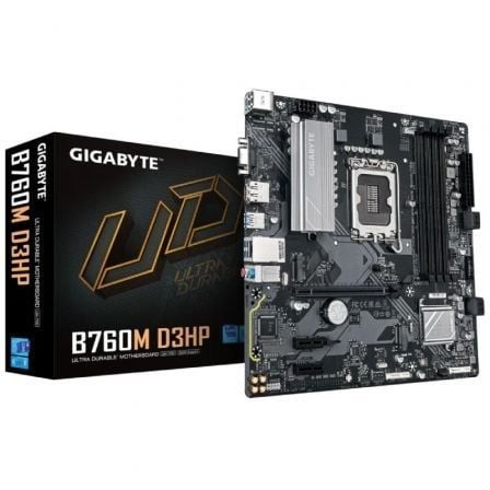 Placa Base Gigabyte B760M D3HP Socket 1700 DDR5 PCIe 4.0 Micro ATX