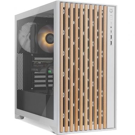 Caja Gaming Semitorre Nox Hummer Element Blanca