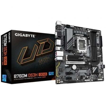 Placa Base Gigabyte B760M DS3H GEN5 Socket 1700 DDR5 PCIe 5.0 Micro ATX