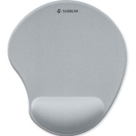 Alfombrilla Ergonómica Subblim Ergo NeoGel MousePad, Plateada