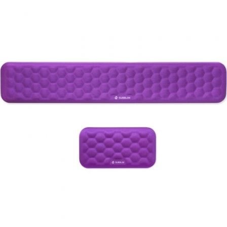 Pack de 2 Reposamuñecas Subblim Ergo AirPadding, Púrpura
