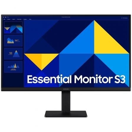 Monitor Profesional Samsung Essential Monitor S3 S24D300GAU, 24", Full HD, Negro