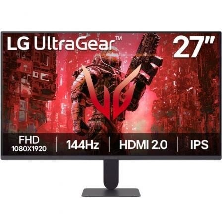 Monitor Gaming LG UltraGear G4 27G411A-B 27", Full HD, 1ms, 144Hz, IPS, Negro