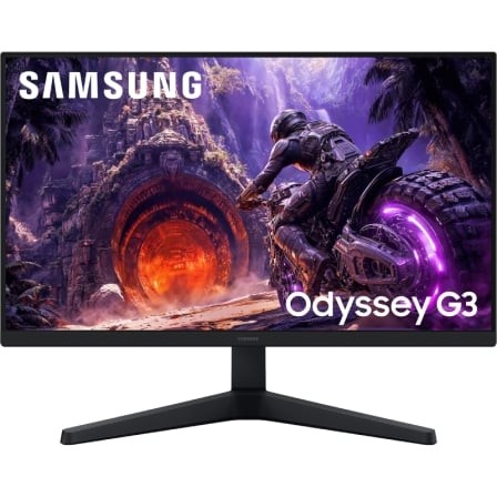Monitor Gaming Samsung Odyssey G3 S24HG302EU 24", Full HD, 1ms, 200Hz, IPS, Regulable en altura, Negro