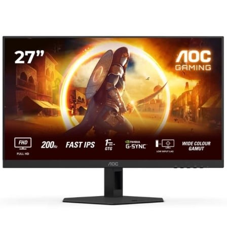 Monitor Gaming AOC 27G4HRE 27", Full HD, 1ms, 200Hz, IPS, Multimedia, Negro