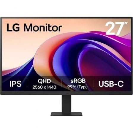 Monitor LG 27U631A-B 27", QHD, Negro