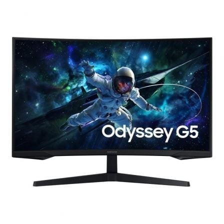 Monitor Gaming Curvo Samsung Odyssey G5 S27CG554EU 27", QHD, 1ms, 165Hz, VA, Negro