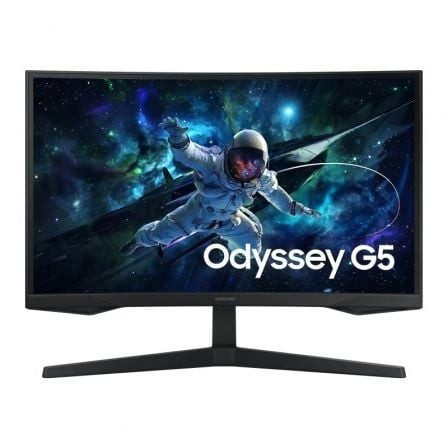 Monitor Gaming Curvo Samsung Odyssey G5 S27CG552EU 27", QHD, 1ms, 165Hz, VA, Negro