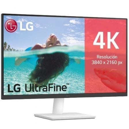 Monitor Profesional LG UltraFine 27US500-W 27", 4K, Multimedia, Blanco