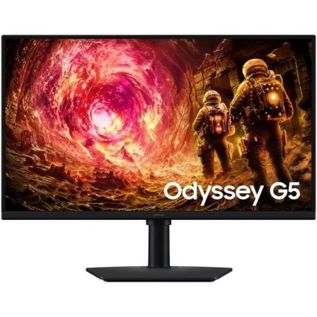 Monitor Gaming Samsung Odyssey G5 G50F S27FG506EU 27", QHD, 1ms, 180Hz, IPS, Regulable en Altura, Negro