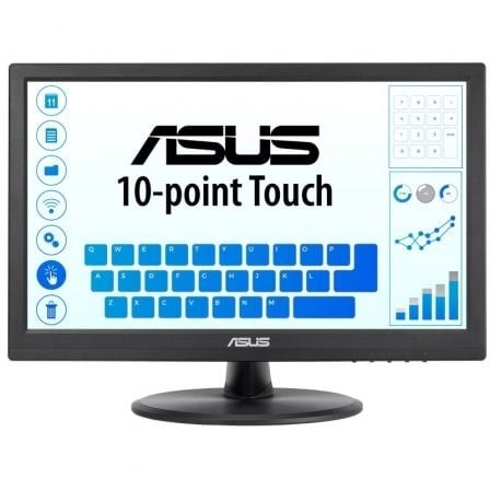 Monitor Profesional Táctil Asus VT169HE 15.6", Full HD, Negro