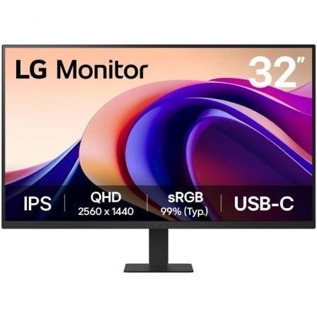 Monitor LG 32U631A-B 31.5", QHD, Negro