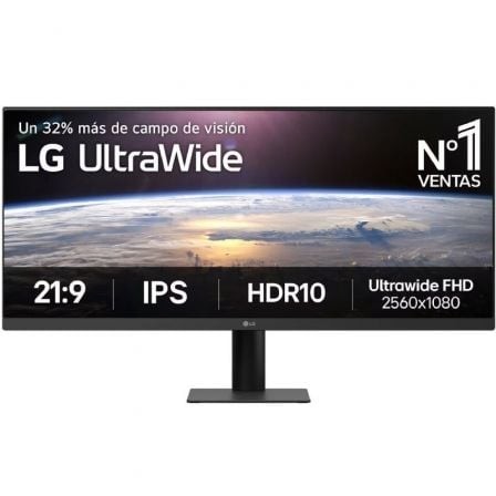 Monitor Profesional Ultrapanorámico LG UltraWide 34U511A-B 34", UWFHD, Negro