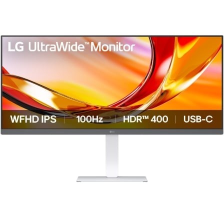 Monitor Profesional Ultrapanorámico LG 34BF550B-W 34", WFHD, Multimedia, Regulable en altura, Blanco