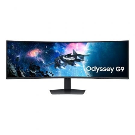 Monitor Gaming Ultrapanorámico Curvo Samsung Odyssey G9 S49CG954EU 49", Dual QHD, 1ms, 240Hz, VA, Regulable en altura, Negro