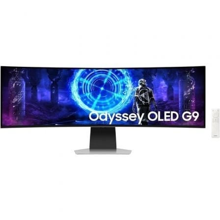 Monitor Gaming Ultrapanorámico Curvo Samsung Odyssey OLED G9 S49DG954SU 49", Dual QHD, 0.03ms, 240Hz, OLED, Multimedia, Regulabl