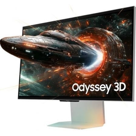 Monitor Gaming Samsung Odyssey 3D G90XF S27FG900XU 27", 4K, 1ms, 165Hz, 3D, Multimedia, Regulable en altura, Plata
