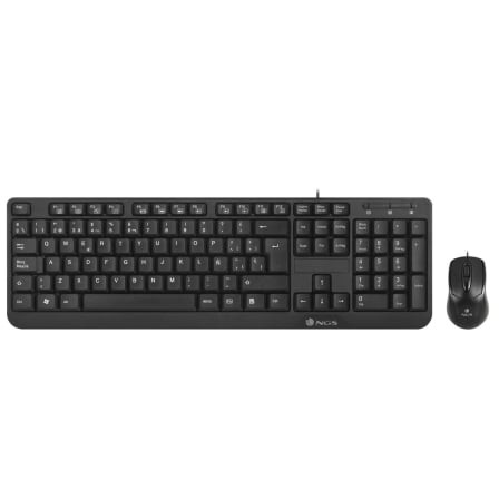 Teclado y Ratón NGS Cocoa KIT, Portugués