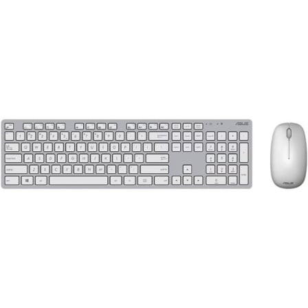 Teclado y Ratón Inalámbricos Asus W5000 Wireless, Blanco