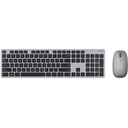 Teclado y Ratón Inalámbricos Asus W5000 Wireless, Gris