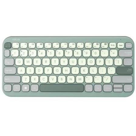 Teclado Inalámbrico Asus Marshmallow KW100, Verde