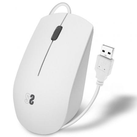 Ratón Subblim Business Silencioso, Hasta 1200 DPI, Blanco