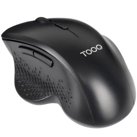 Ratón Ergonómico Inalámbrico TooQ TQMWG-1105-B, Hasta 1600 DPI