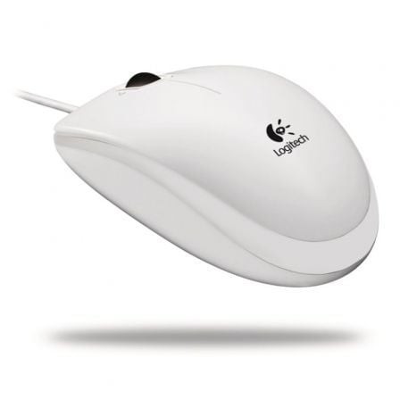 Ratón Logitech B100, Hasta 800 DPI, Blanco
