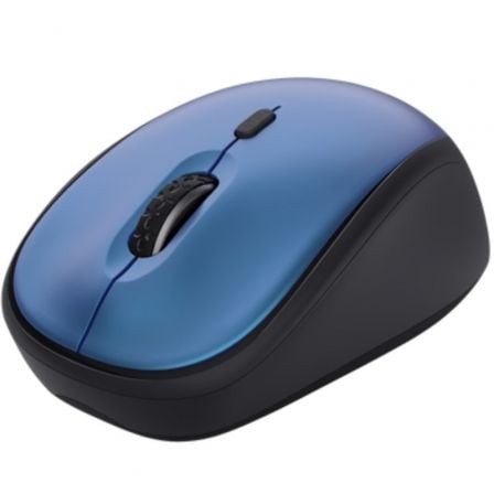 Ratón Mini Inalámbrico Trust Yvi+ Silent, Hasta 1600 DPI, Azul