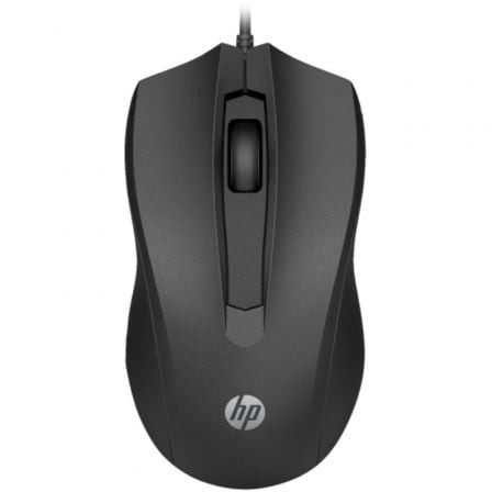 Ratón HP 105, Hasta 1600 DPI, Negro