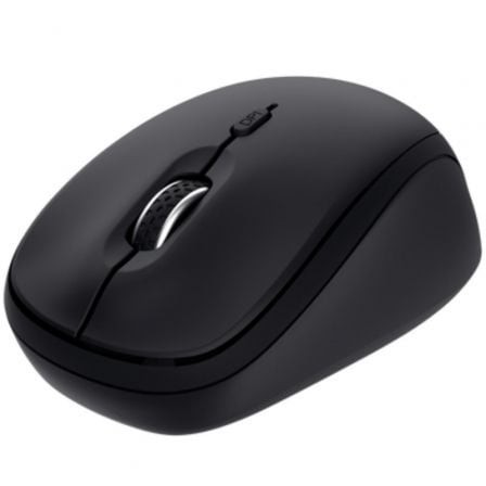 Ratón Mini Inalámbrico Trust Yvi+ Multidispositivo, Hasta 1600 DPI, Negro