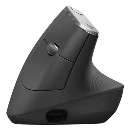 Ratón Vertical Inalámbrico Logitech Vertical MX, Batería recargable, Hasta 4000 DPI