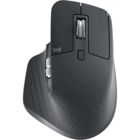 Ratón Ergonómico Inalámbrico Logitech MX Master 3S For Business, Batería recargable, Hasta 8000 DPI, Grafito