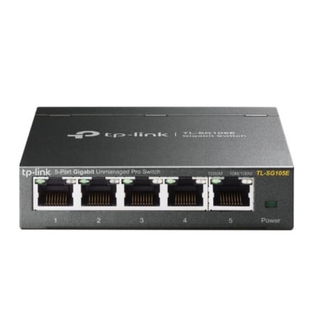 Switch TP-Link Easy Smart TL-SG105E 5 puertos, RJ-45 10/100/1000