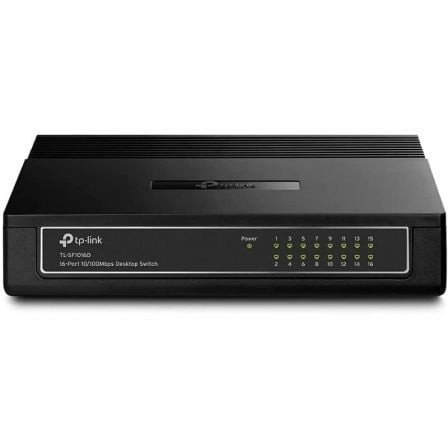 Switch TP-Link TL-SF1016D 16 puertos, RJ-45 10/100
