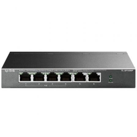Switch TP-Link TL-SF1006P 6 puertos, RJ-45 10/100 PoE