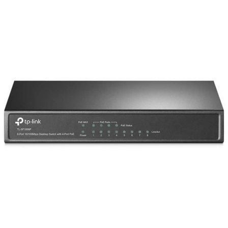 Switch TP-Link SF1008P 8 puertos, RJ-45 10/100 PoE