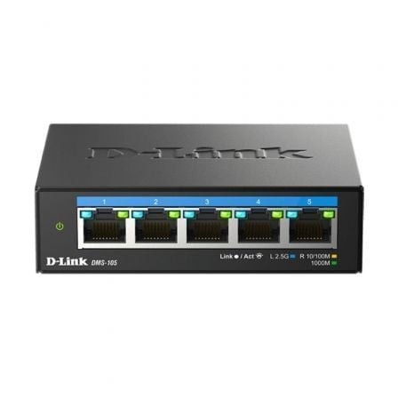 Switch D-Link DMS-105 5 puertos, RJ-45 10/100/1000