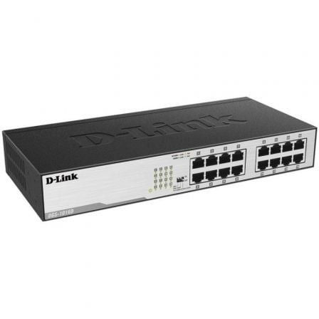 Switch D-Link DGS-1016D 16 puertos, RJ-45 Gigabit 10/100/1000
