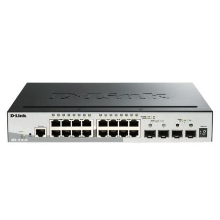 Switch D-Link DGS-1510-20 20 puertos, Gigabit 10/100/1000, SFP