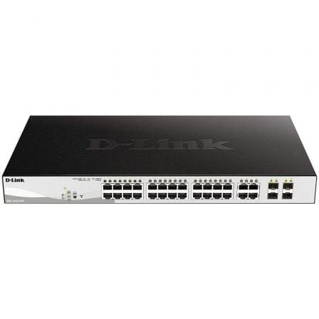 Switch Gestionable D-Link DGS-1210-24P 24 puertos, RJ-45 10/100/1000, PoE, SFP